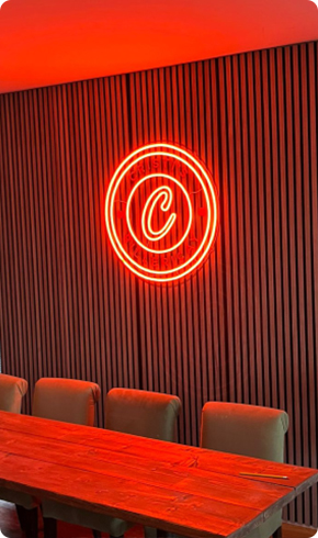 project neon sign factory